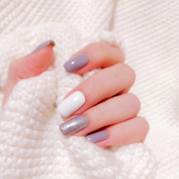 Pink manicure